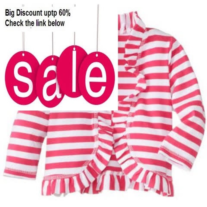 Cheap Deals Zutano Baby-Girls Infant Primary Stripe Ruffle Cardigan Sweater Review