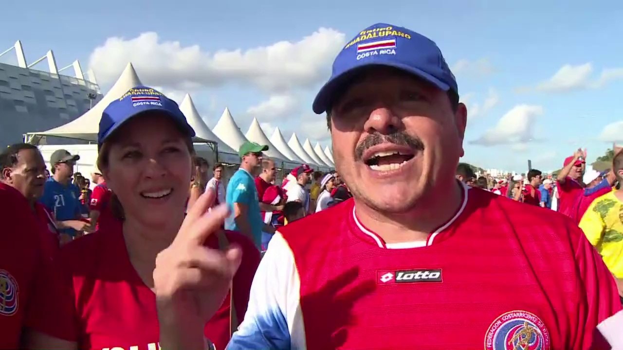 Mondial-2014: le Costa Rica au paradis