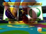 FIFA World Cup 2014- Saturday's Matches