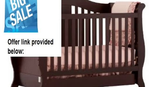 Best Price Stork Craft Vittoria 3 In 1 Fixed Side Convertible Crib
