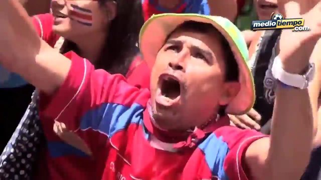 Los ticos celebraron tras triunfo sobre Italia