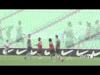 Veja o rachão, o último treino da Seleção antes de enfrentar o México