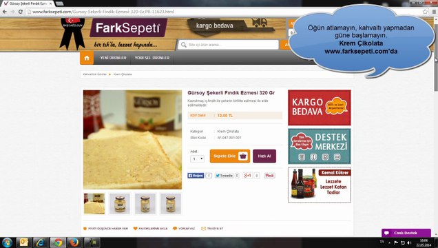 Gürsoy Şekerli Fındık Ezmesi