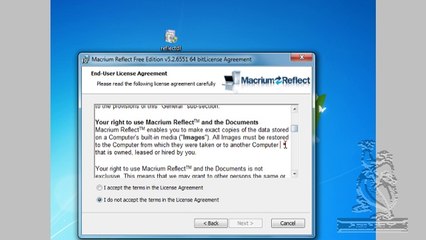 Installation de Macrium Reflect