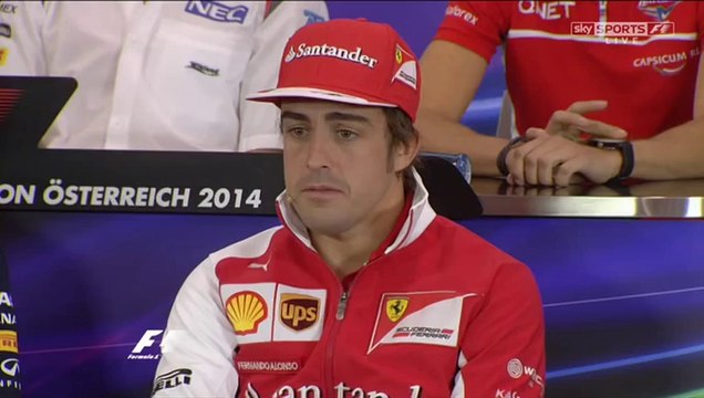 F1 2014 Austrian GP Drivers Press Conference (Thursday)