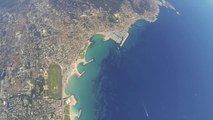 Marseille vue d'en haut lors d'un saut en parachute