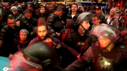 Rio : une nouvelle manifestation anti-Mondial circonscrite par la police