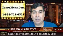 MLB Odds Oakland Athletics vs. Boston Red Sox Pick Prediction Preview 6-21-2014
