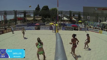CEV SATELLITE MONTPELLIER SEMI FINAL SPAIN - GER (NET VUE)