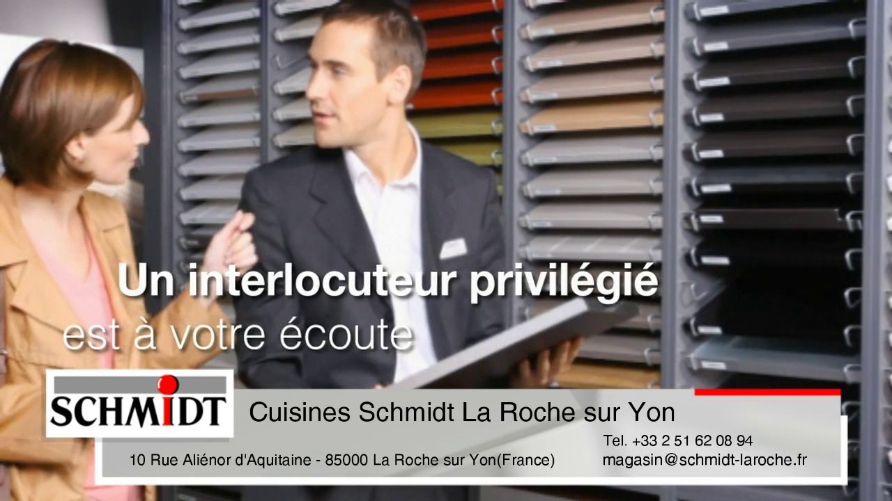 Magasins de cuisine Schmidt cuisinistes cuisines équipées La Roche sur Yon
