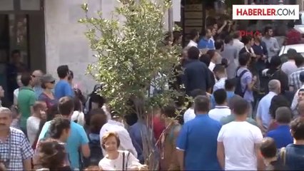 Galata Kulesi Dibindeki Eylemde Kavga