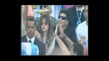 "مارادونا" يؤازر الأرجنتين أمام إيران من مدرجات مينيراوبيلو