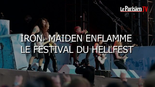 Iron Maiden embrase le festival du Hellfest