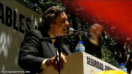 Productores fotovoltaicos se manifiestan en Madrid