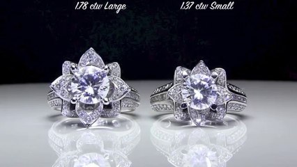 NEW 2014 Blooming Beauty Ring Sizes Compared Side By Side
