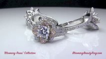 NEW 2014 Blooming Roses  Engagement Rings