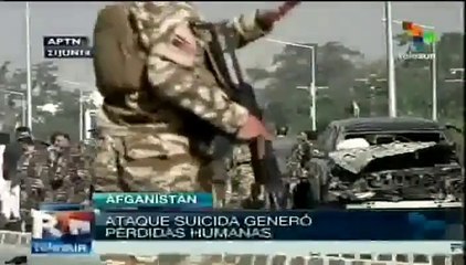Mujer muere en atentado suicida en Afganistán