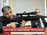 Türkiye'nin ilk keskin nişancı tüfeği Fransa'da çalındı