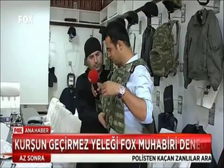 İşte Nanoteknoloji ürünü 300 gramlık Türk malı çelik yelek