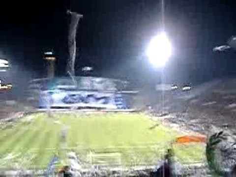 entree joueur OM OL tifos PQ pour le sud