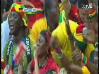 غانا تحرز هدف التقدم -- ألمانيا 1 - 2 غانا