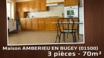 A vendre - Maison/villa - AMBERIEU EN BUGEY (01500) - 3 pièces - 70m²