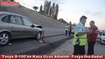 Tosya D-100'de Trafik Kazası