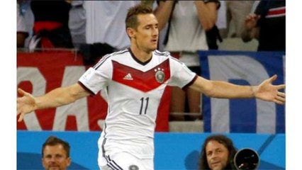 Klose igualó a Ronaldo como máximo goleador de los mundiales