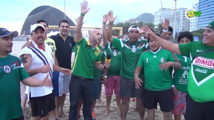 Repórter tenta revanche com mexicanos, mas se dá mal de novo