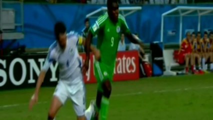 هدف نيجيريا الأول في مرمى البوسنة