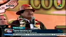 Cooperativistas bolivianos apoyan la reelección de Evo Morales