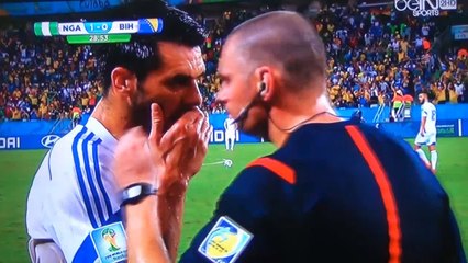 هدف نيجيريا في مرمي البوسنة