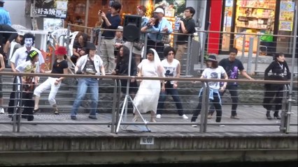 START WITH US～僕達からはじめよう～ＭＪ追悼フラッシュモブ in 大阪 道頓堀 2014 2nd