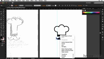 Drawing complex shapes