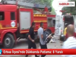 Erbaa'da Çeyiz Dükkanında Patlama: 8 Yaralı