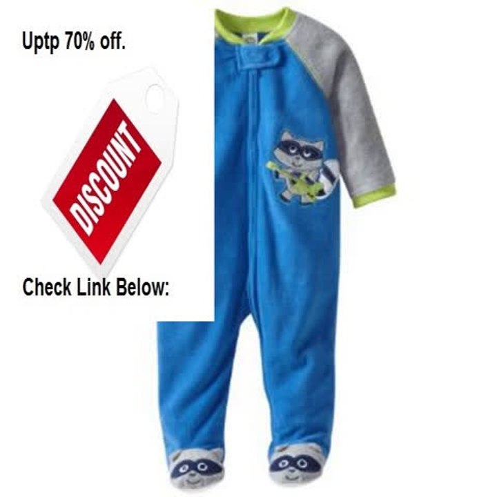 Cheap Deals Little Me Baby-boys Infant Racoon Blanket Sleeper Review
