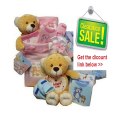 Discount Sweet Baby Diaper Bag Gift Basket with Teddy Bear - Pink Girl Review