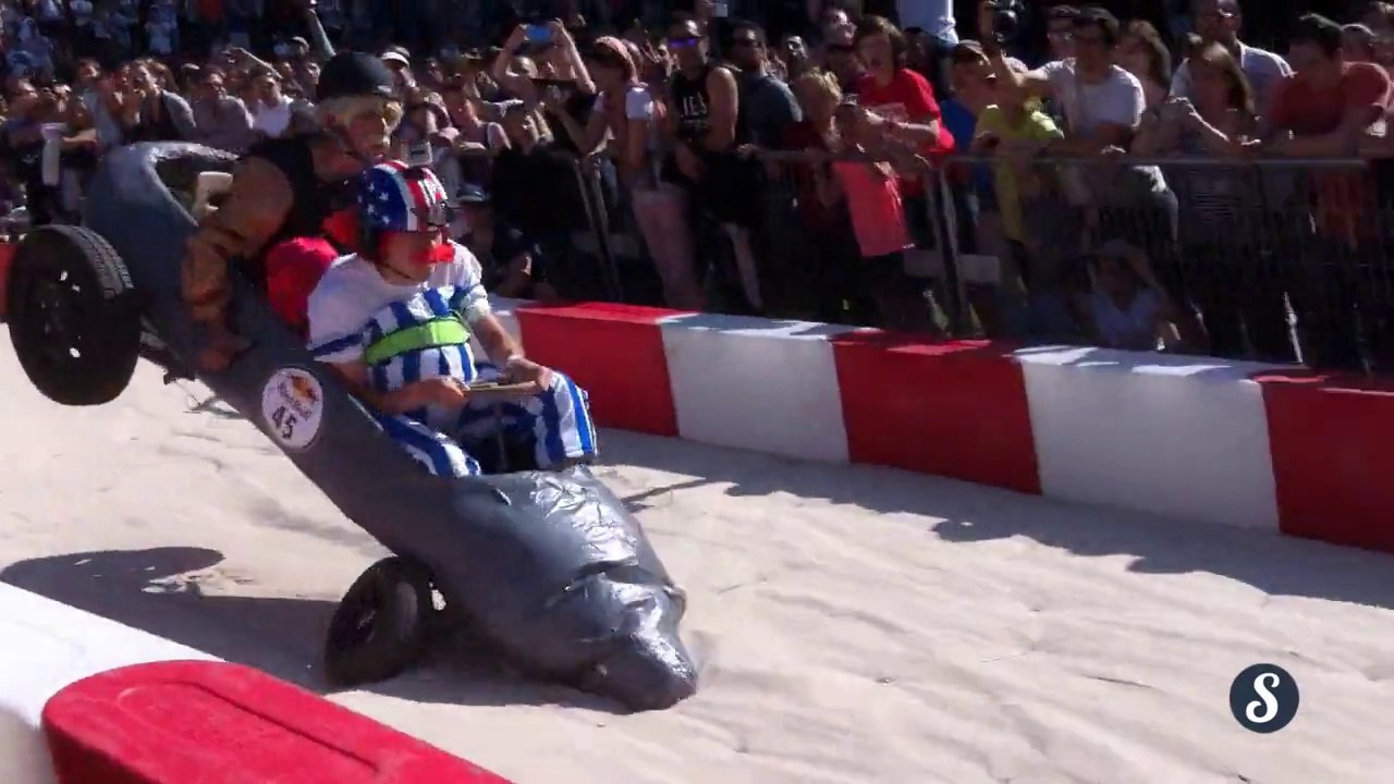 Chute à la Red Bull Caisses à Savon