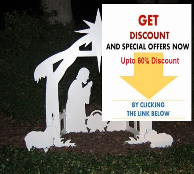 Best Deals Teak Isle Christmas Outdoor Nativity Set Yard Nativity Scene Review