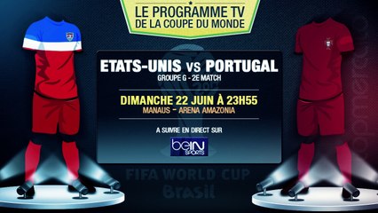 Belgique - Russie, USA - Portugal... Le programme TV du jour !