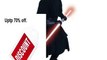 Best Price RoomMates RMK1845GM Star Wars Episodes 1 thru 3 Darth Maul Peel and Stick Giant Wall Decal Review