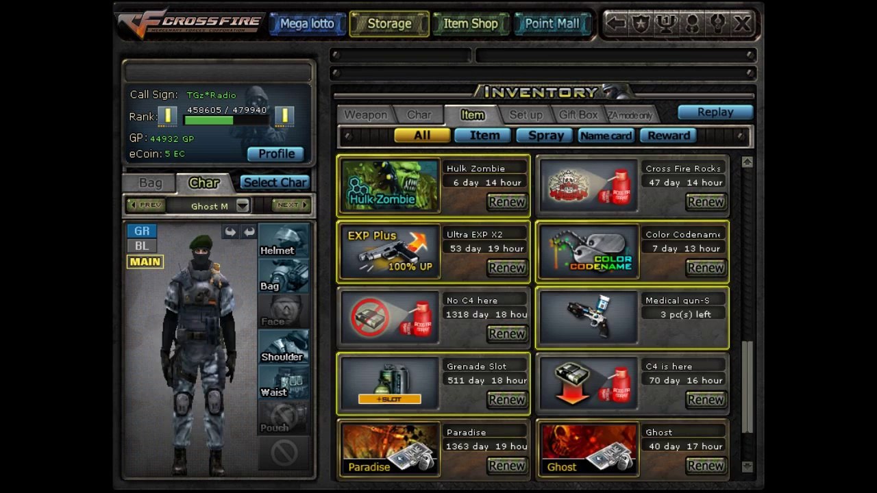 PlayerUp.com - Buy Sell Accounts - Crossfire PH (FantasyGames) Account Sell 2014 ULTIMATE With Proofs