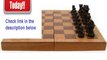 Best Price Chess Board Wooden Book Style with Staunton Chessmen Brown Review