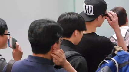 2014.06.21 Incheon Airport: Zhou Mi & Sungmin [HD]