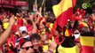 Belgas cantam Aquarela do Brasil na porta do Maracanã