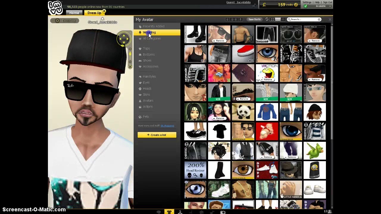PlayerUp.com - Buy Sell Accounts - IMVU account for Sale (MALE)