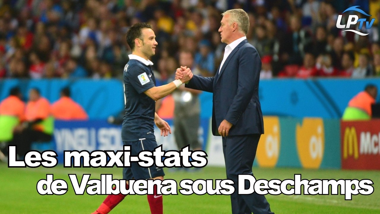 Les maxi-stats de Valbuena sous Deschamps