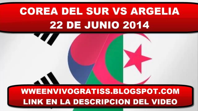 Ver Corea del Sur vs Argelia Mundial Brasil 2014
