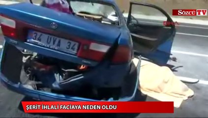 Elazığ'da feci kaza