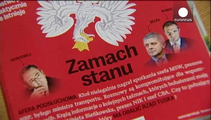 Polonya'da ses kaydını sızdıran dergiye baskın